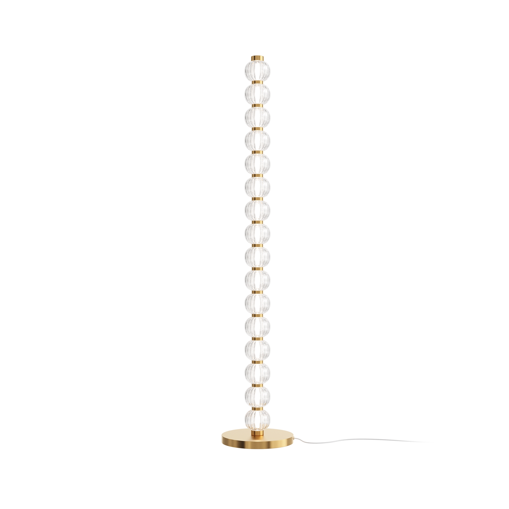 How do you style a floor lamp next to a sofa?