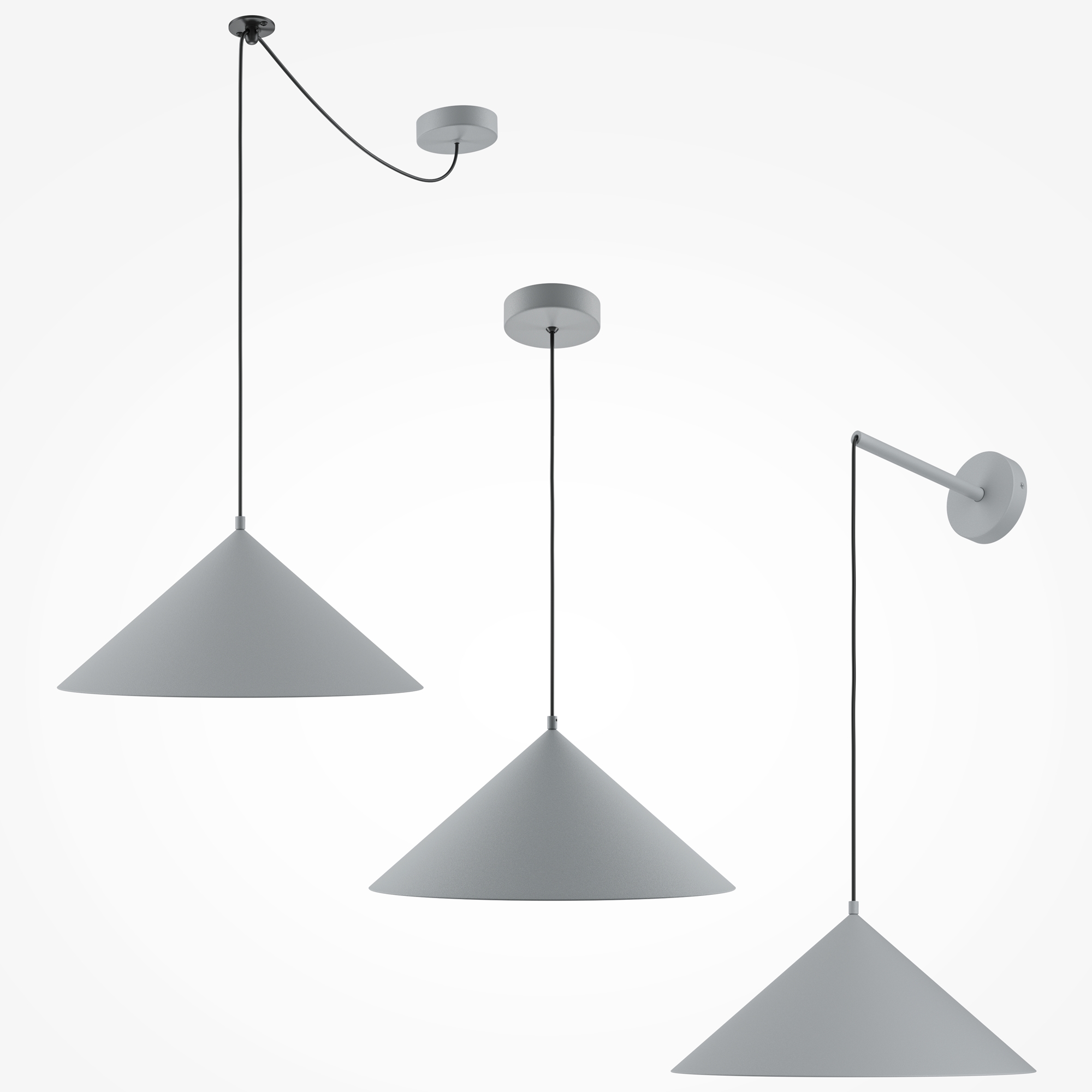 Where should bedroom pendant lights be hung?