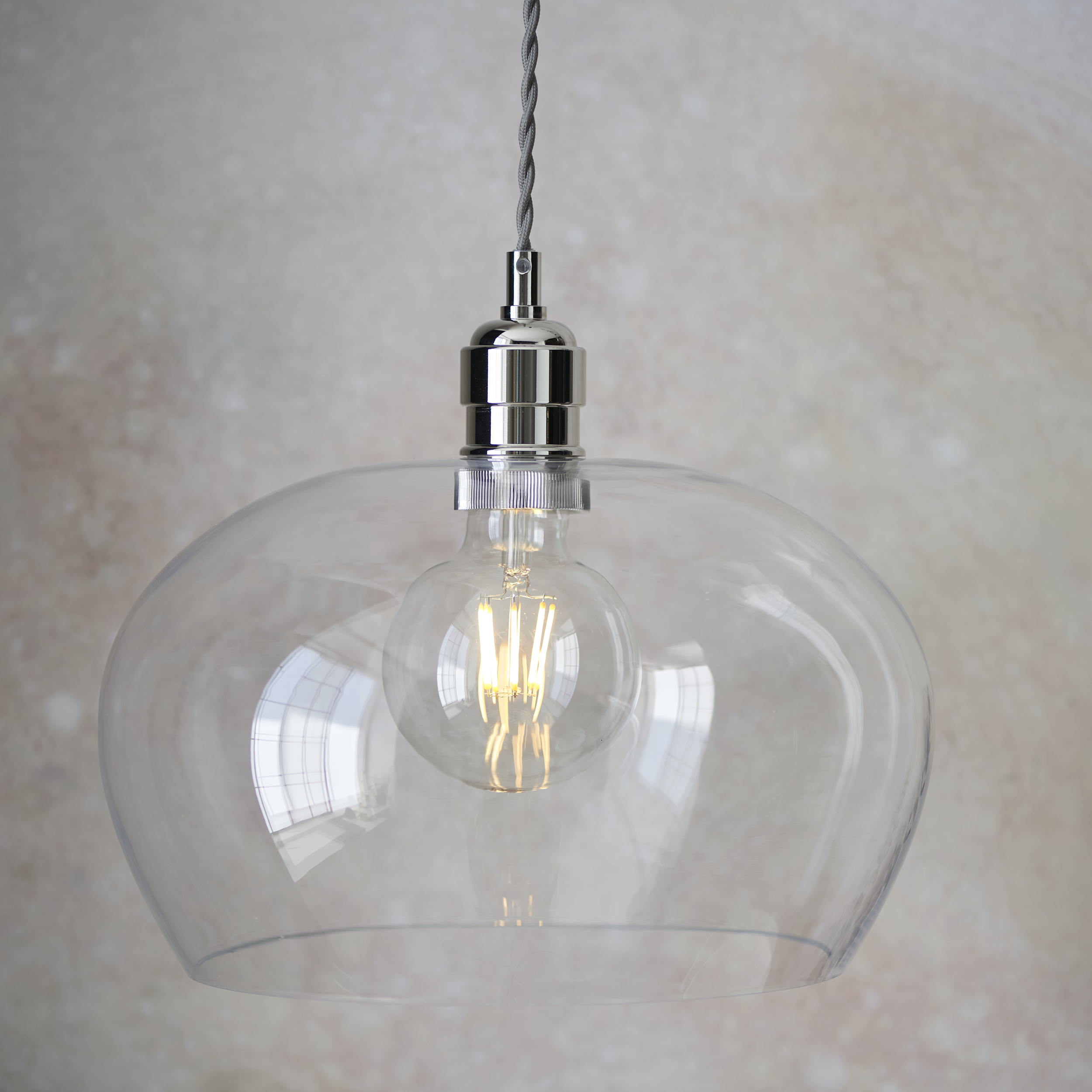 How do you cluster pendant lights above stairs?